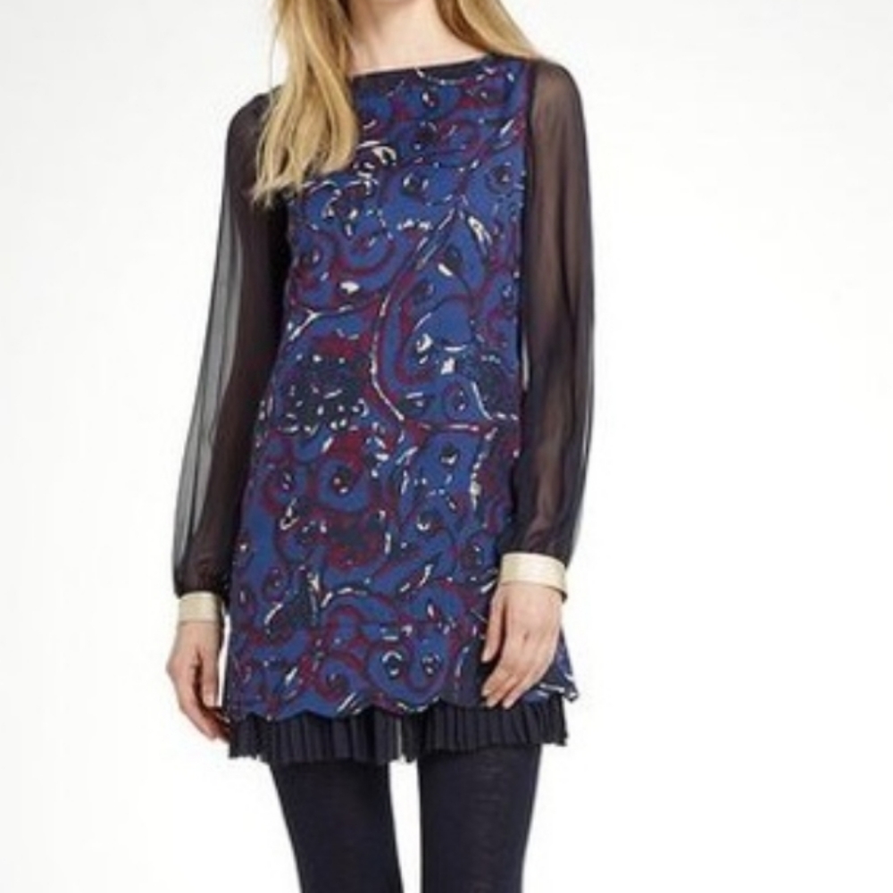 Tory Burch Silk Wool Dorrance Dress NWOT sz 2